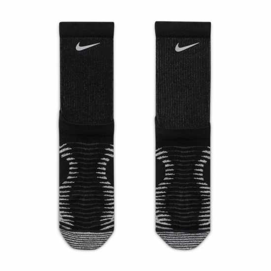 Nike Dri-Fit Trail Running Crew Socks Черно/сребро Мъжки чорапи