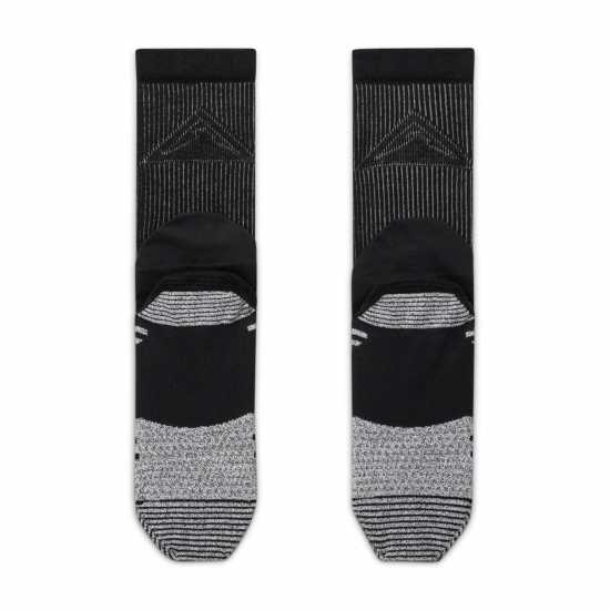 Nike Dri-Fit Trail Running Crew Socks Черно/сребро Мъжки чорапи