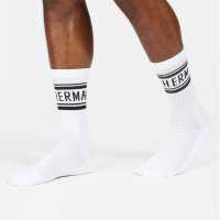 Ben Sherman Sherman 3 Pack Sport Socks Mens Бяло 