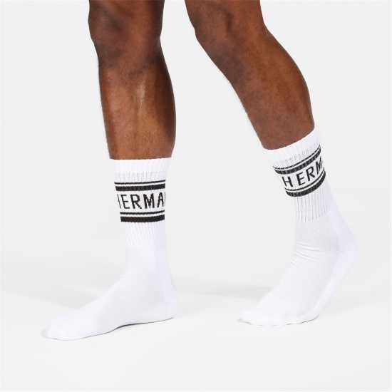 Ben Sherman Sherman 3 Pack Sport Socks Mens Бяло/Черно/Сиво 