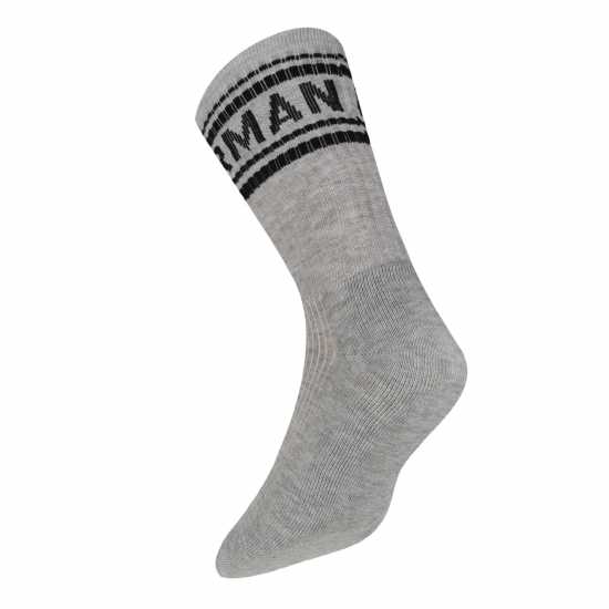 Ben Sherman Sherman 3 Pack Sport Socks Mens Бяло/Черно/Сиво 