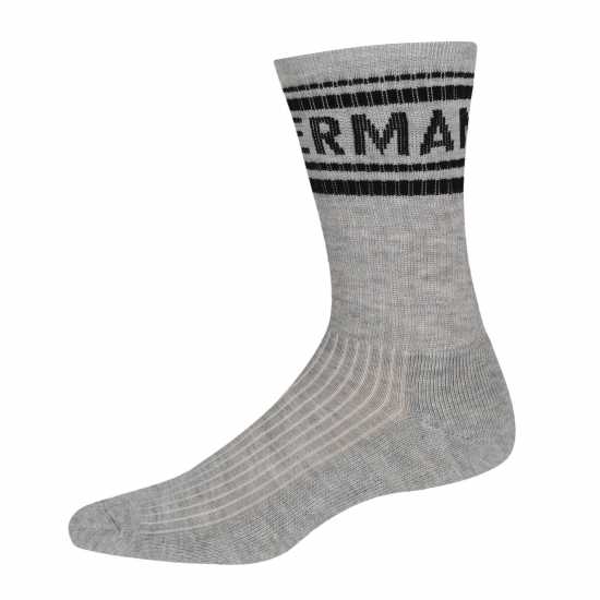 Ben Sherman Sherman 3 Pack Sport Socks Mens Бяло/Черно/Сиво 