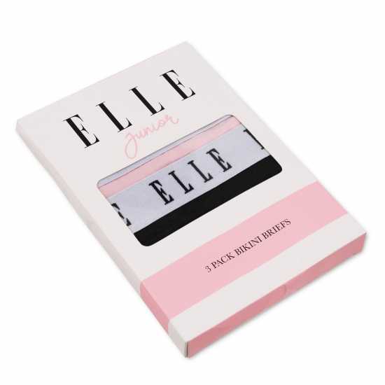 Детски Боксерки Elle Elle 3 Pack Of Hipster Briefs Junior Girls  