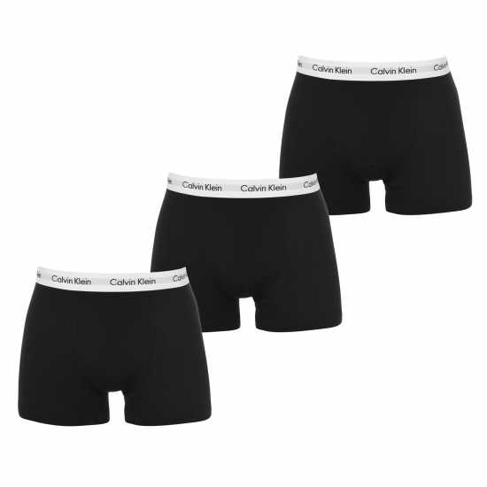 Calvin Klein Cotton Stretch Boxer Shorts ЧЕРЕН Мъжко бельо