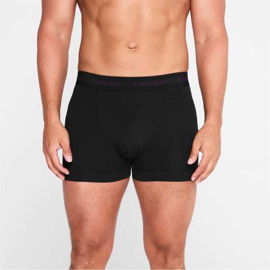 Calvin Klein Cotton Stretch Boxer Shorts Черно/Сиво/ЗеленоQ3R Мъжко бельо