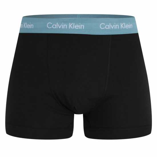 Calvin Klein Cotton Stretch Boxer Shorts Черно/Сиво/ЗеленоQ3R Мъжко бельо