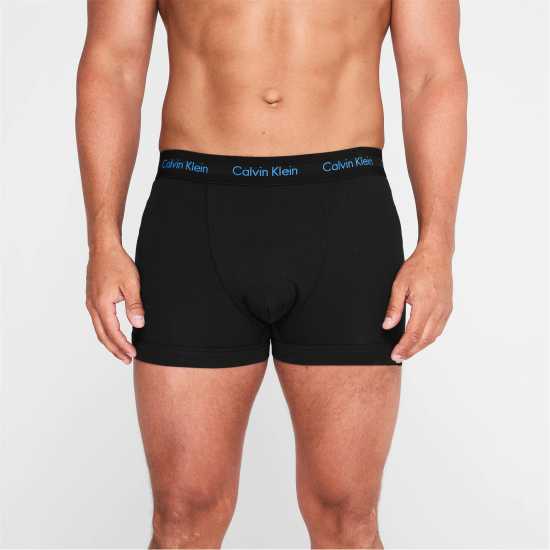 Calvin Klein Cotton Stretch Boxer Shorts Черно/Сиво/ЗеленоQ3R Мъжко бельо