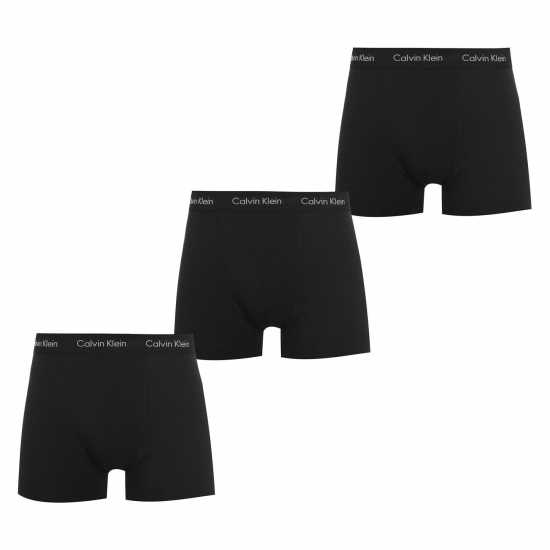 Calvin Klein Cotton Stretch Boxer Shorts Черно/Черно Мъжко бельо