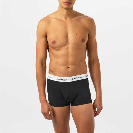 Calvin Klein Мъжки Боксерки 3-Pack Boxer Shorts Mens Бяло/Полоска/Черно Мъжко бельо