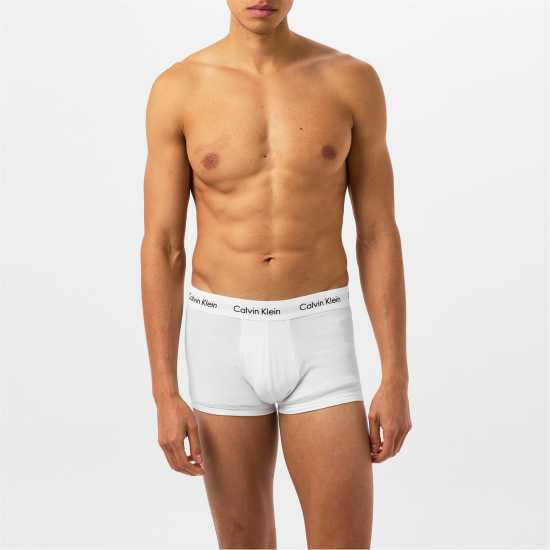 Calvin Klein Мъжки Боксерки 3-Pack Boxer Shorts Mens Бяло/Полоска/Черно Мъжко бельо