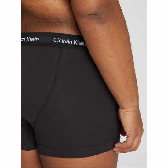 Calvin Klein Мъжки Боксерки 3 Pack Low Rise Boxer Shorts Mens Черно/Сиво/СиньоQ27 Мъжко бельо