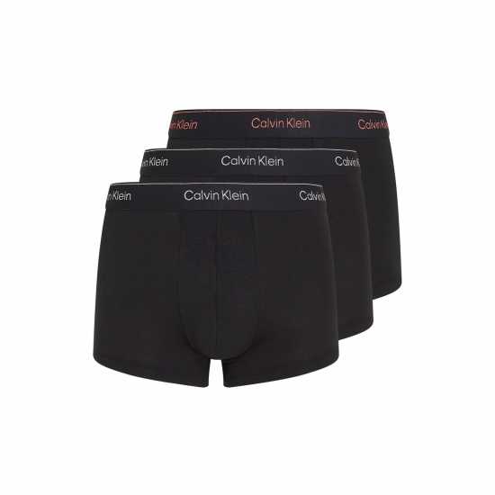 Calvin Klein Мъжки Боксерки 3 Pack Low Rise Boxer Shorts Mens Черно/Черно/ЧерноQ6A 