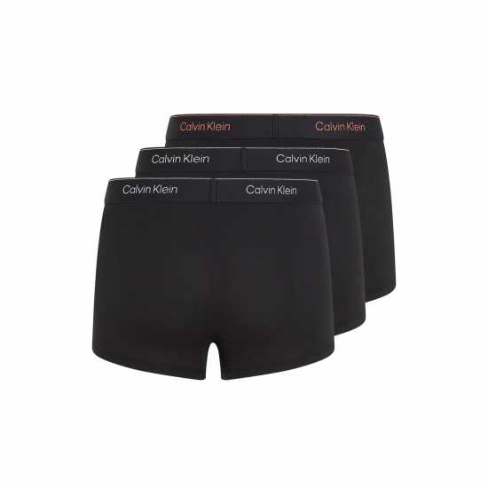 Calvin Klein Мъжки Боксерки 3 Pack Low Rise Boxer Shorts Mens Черно/Черно/ЧерноQ6A 