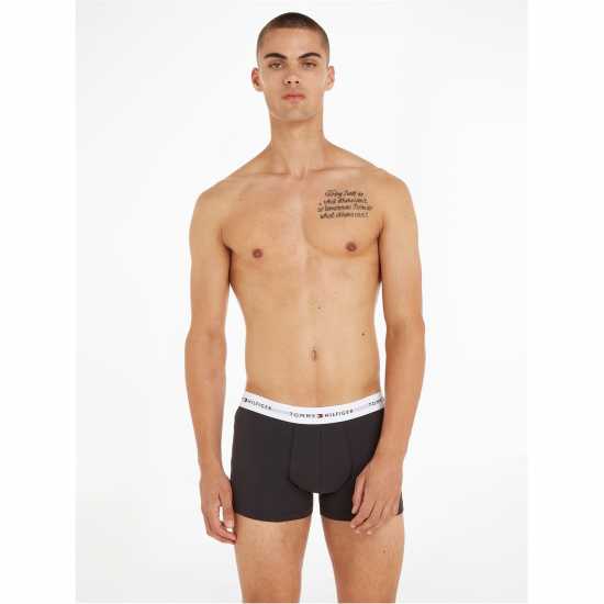 Tommy Hilfiger 3 Pack Signature Boxer Shorts Черно/Бяло/Сиво 0UC 