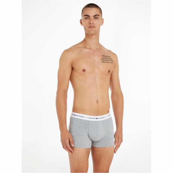 Tommy Hilfiger 3 Pack Signature Boxer Shorts Черно/Бяло/Сиво 0UC 