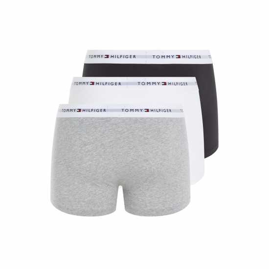 Tommy Hilfiger 3 Pack Signature Boxer Shorts Черно/Бяло/Сиво 0UC 