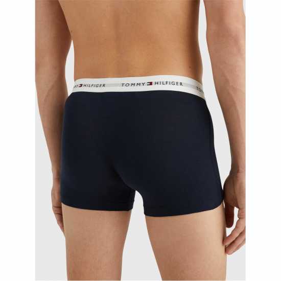 Tommy Hilfiger 3 Pack Signature Boxer Shorts3P Trunk Пустинно небе 0WT 