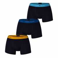 Tommy Hilfiger 3 Pack Signature Boxer Shorts3P Trunk Черно/Черно/Черно0W7 