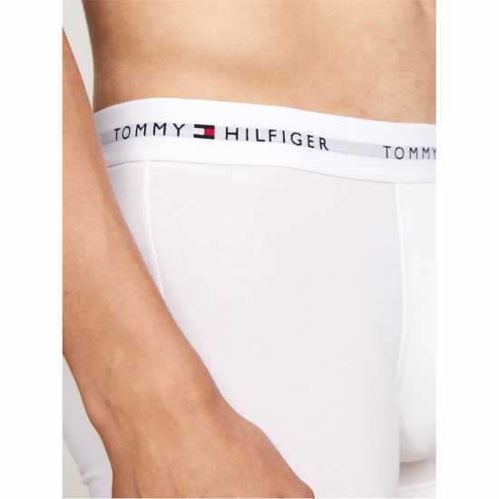 Tommy Hilfiger 3 Pack Signature Boxer Shorts3P Trunk AOP/Бял/Червен 0W6 