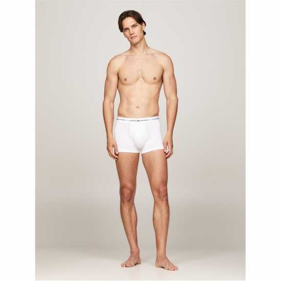 Tommy Hilfiger 3 Pack Signature Boxer Shorts3P Trunk AOP/Бял/Червен 0W6 