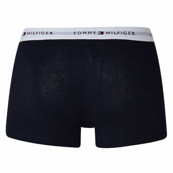 Tommy Hilfiger 3 Pack Signature Boxer Shorts3P Trunk Синьо/Синьо/Зелено 0SR 