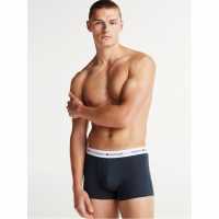 Tommy Hilfiger 3 Pack Signature Boxer Shorts3P Trunk Син/Син/Син 0UE 