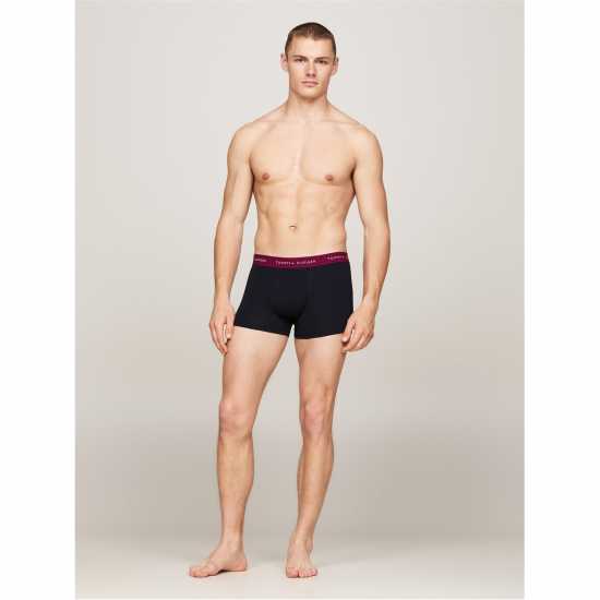 Tommy Hilfiger 3 Pack Signature Boxer Shorts Син/Зел/Чер 0Т7 