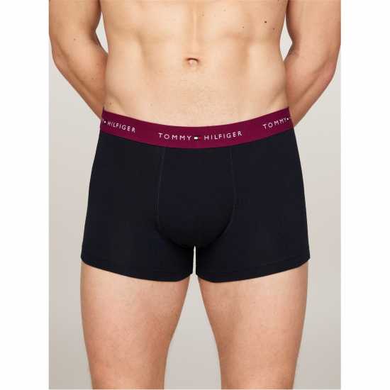 Tommy Hilfiger 3 Pack Signature Boxer Shorts Син/Зел/Чер 0Т7 