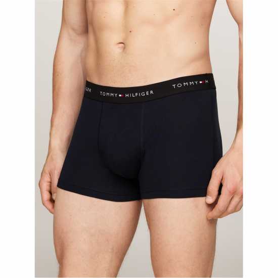 Tommy Hilfiger 3 Pack Signature Boxer Shorts Син/Зел/Чер 0Т7 