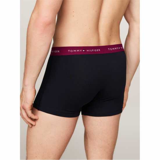 Tommy Hilfiger 3 Pack Signature Boxer Shorts Син/Зел/Чер 0Т7 