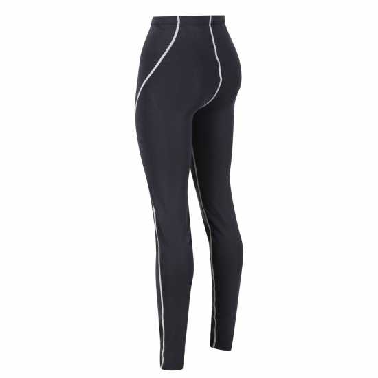 Regatta Womens Zimba Base Layer Leggings Baselayer Legging Сиво сигнално Дамски долни дрехи