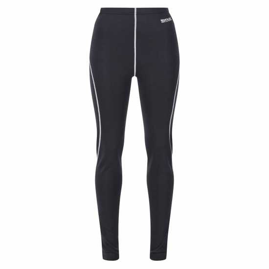 Regatta Womens Zimba Base Layer Leggings Baselayer Legging Сиво сигнално Дамски долни дрехи