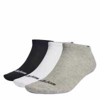 Adidas Thin Linear Low-Cut Socks 3P