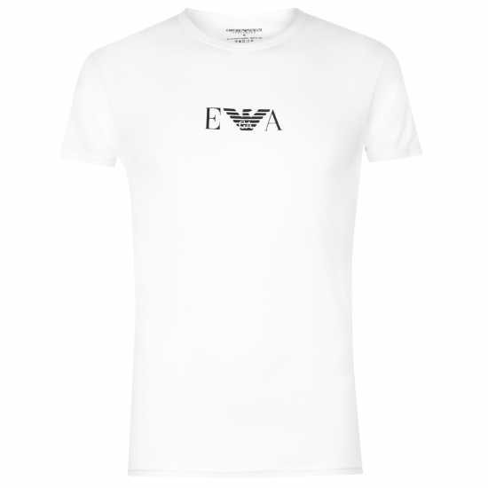 Emporio Armani Тениска Logo T Shirt White Мъжки ризи