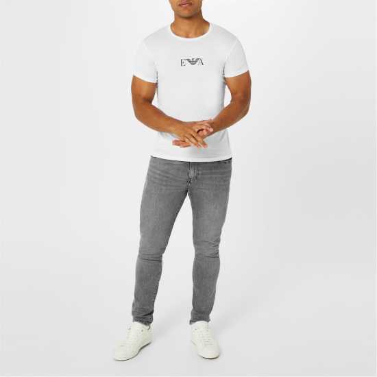 Emporio Armani Тениска Logo T Shirt White Мъжки ризи