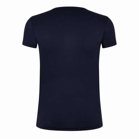 Emporio Armani Тениска Logo T Shirt Морско/Бяло Мъжки ризи