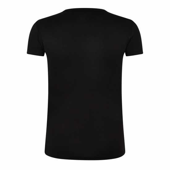 Emporio Armani Тениска Logo T Shirt Черно/Синьо Мъжки ризи