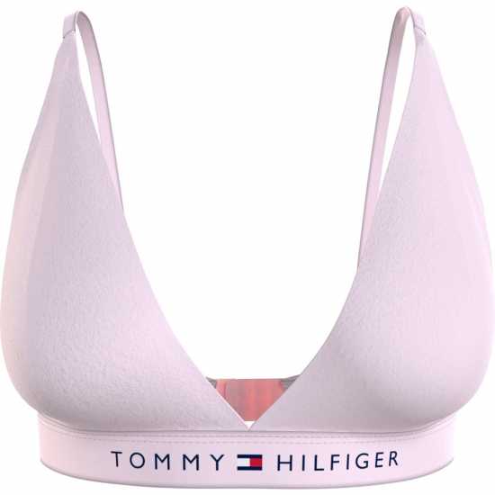 Tommy Hilfiger Logo Triangle Bra Светло розово 