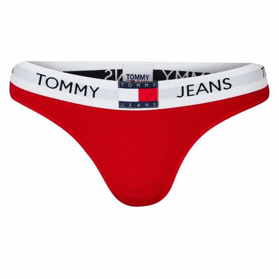 Tommy Hilfiger Thong (Ext Sizes) Дълбок Красно 