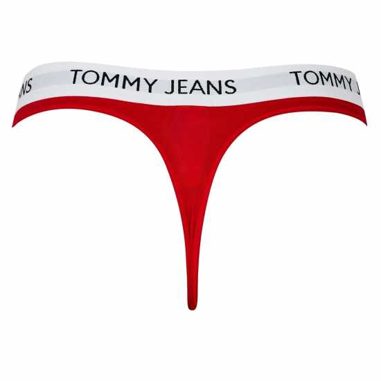 Tommy Hilfiger Thong (Ext Sizes) Дълбок Красно 