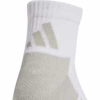 Adidas Aeroready Ankle 6 Pack Socks Womens Бяло/Сиво Дамски чорапи