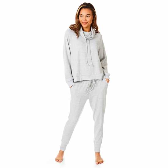 Light And Shade And Shade Pretty Woman - Pwc4955 Ladies Knit Twosie Pyjama Set Womens  Дамски пижами