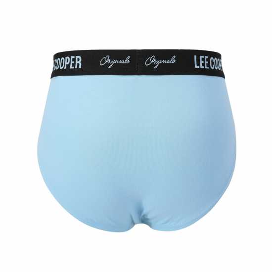 Lee Cooper Brief 5 Pack Mens Blue Мъжко облекло за едри хора