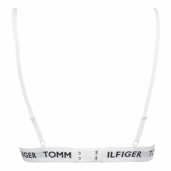 Tommy Hilfiger Organic Cotton Padded Triangle Bra Клас Бяло YCD 