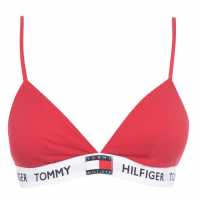 Tommy Hilfiger Organic Cotton Padded Triangle Bra Танго червен XCN 