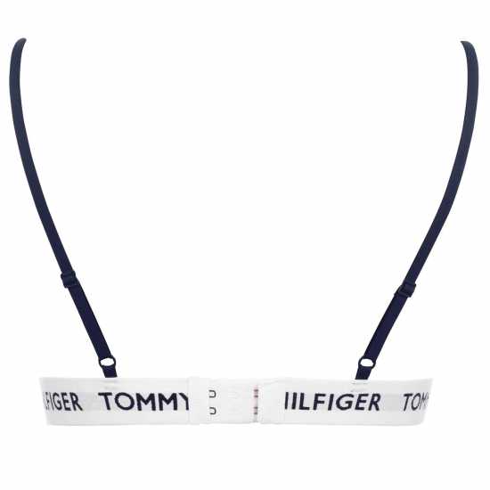 Tommy Hilfiger Organic Cotton Padded Triangle Bra Нави Блейзър CHS 