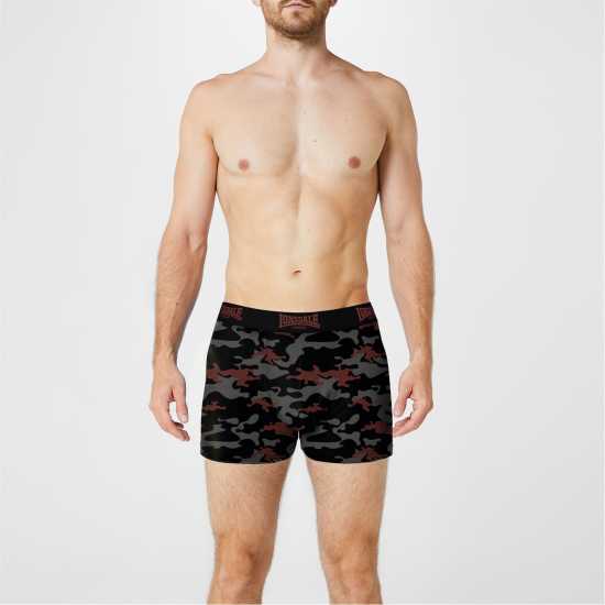 Lonsdale 2 Чифта Боксерки 2 Pack Trunk Mens  