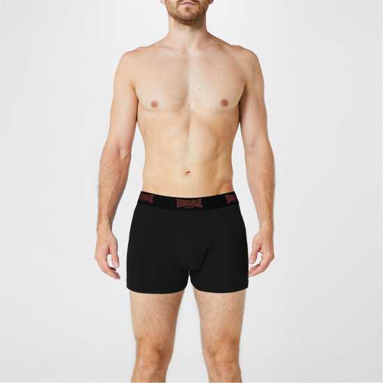 Lonsdale 2 Чифта Боксерки 2 Pack Trunk Mens  