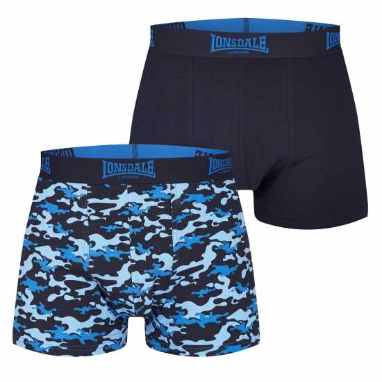 Lonsdale 2 Чифта Боксерки 2 Pack Trunk Mens  