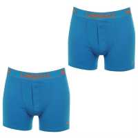 Lonsdale Мъжки Боксерки 2 Pack Boxers Mens Син Камуфлаж Мъжко облекло за едри хора